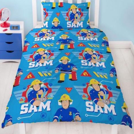 Fireman Sam Reversible Single Duvet Cover Bed Set Extra Image 2